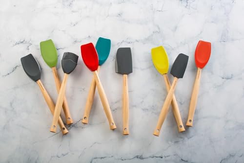 Le Creuset Craft Basting Brush, 26 cm, Silicone, Flint, 93010609444000 - Image 5