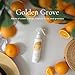 Grow Fragrance 100% Plant-Based Air Freshener Spray | Freshen Fabric & Rooms | Golden Grove Scent - Citrus, Fruits, Watery Green Notes | Made with Natural Essential Oils - 2 Pack, 5 oz each