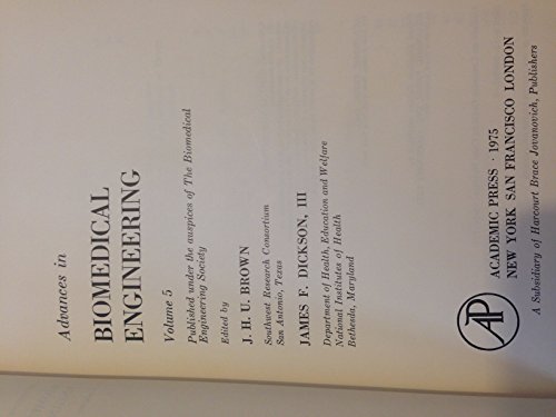 Advances in Biomedical Engineering: v. 5 view 2