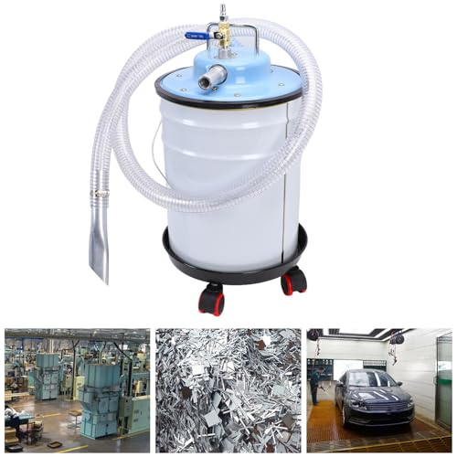 Aspiradora neumática industrial de 20L con ruedas miniatura 2