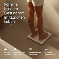 Withings Body Smart Körperanalysewaage, WLAN, Multifrequenz-BIA, Weiß – Ansicht 4