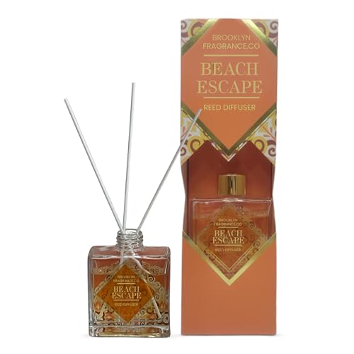Difusor aromático Beach Escape 100ML vidrio rectangular
