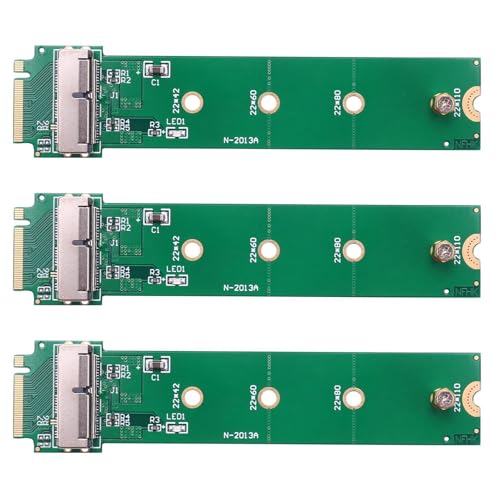 Bloepum 3X Ssd to M.2 Ngff Adapter Converter Card for 2013 2014 2015 Pro Ssd