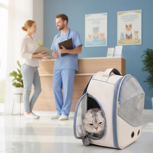 Transportadora para perros pequeños y cachorros en viajes de coche al aire libre 3