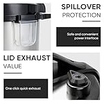 DUMOS 16-in-1 Electric Pressure Cooker 8 QT Stainless Steel Multi Cooker Electric for Pressure, Rice, Steamer, Yogurt Maker, Slow Cook, Black - Image 5