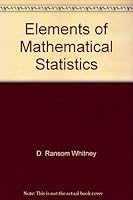Elements of Mathematical Statistics B000OK5YVG Book Cover