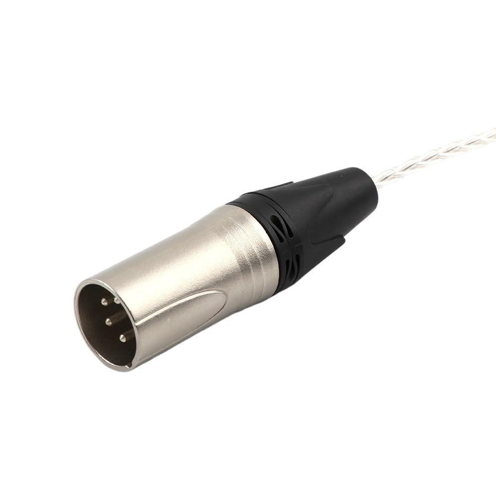 HiFi 7N OCC argento 4,4 mm femmina a 4 pin XLR maschio bilanciato cavo adattatore audio 4.4 TRRRS a XLR connettore (1 m)