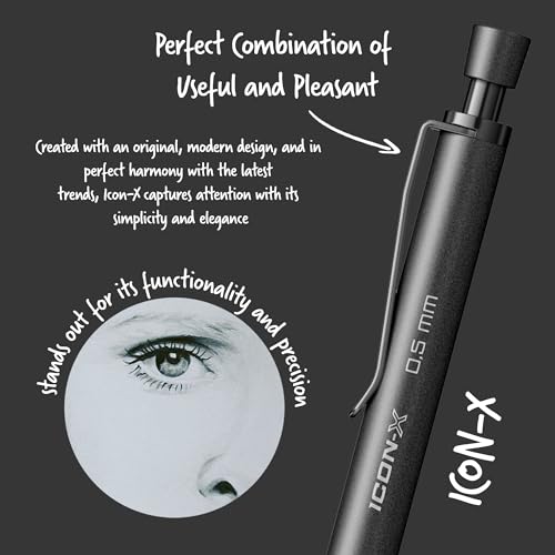 Image of Scrikss 0.5mm Mechanical Pencil | Black | Icon-x