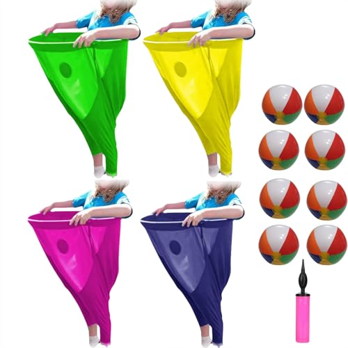 pulunto Granny Pants Yard Game Set, Granny Pants Outdoor Game, Granny Pant Party Backyard Party Games, Fun Team Relay Family Reunion & Adult Yard Game for Groups