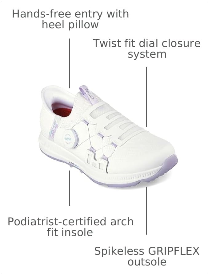 Image of Skechers Women's Go Golf Elite 5 Arch Fit Waterproof Slip in Golf Shoe