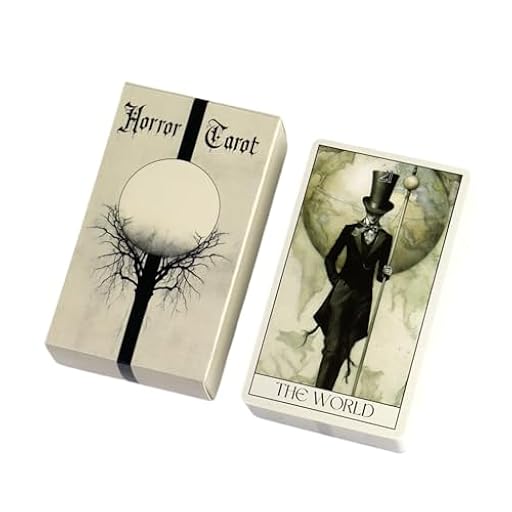 Genérico Tarot del Terror,78 Cartas De Oráculo Oscuro - Suministros para Juegos De Mesa, Accesorios De Adivinación para Principiantes, Entretenimiento En Fiestas Y Reuniones | Ya disponible en tu tienda friki favorita! En mundofriki.es!