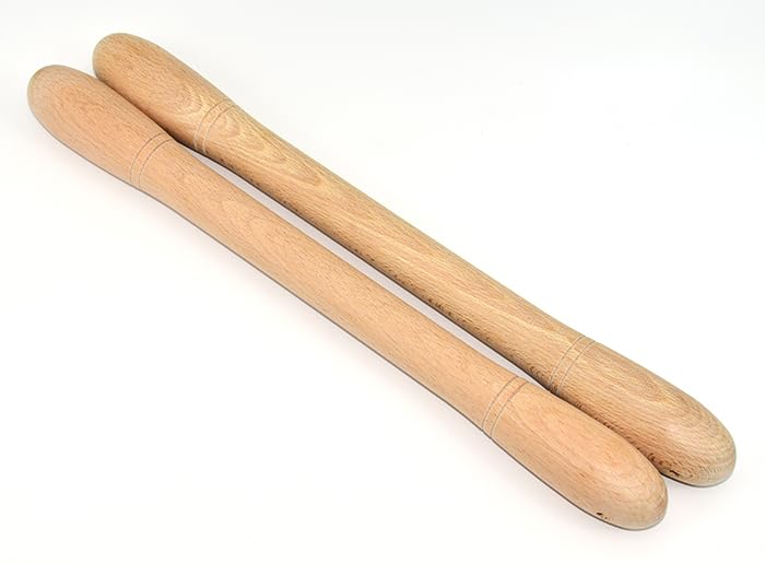 Baquetas de 36 cm para tambor Dagu (tambor bajo chino), modelo E0888 miniatura 1