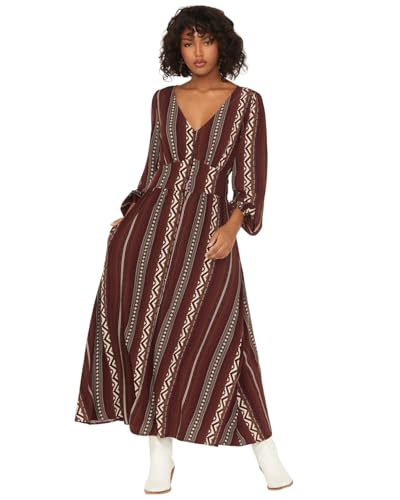 Wrangler Women's Princess Waist Button Front Maxi...