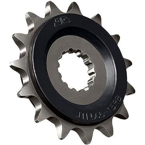 JT Sprockets JTF520.15RB 15 Tooth Rubber Cushioned Front Countershaft Sprocket, Single