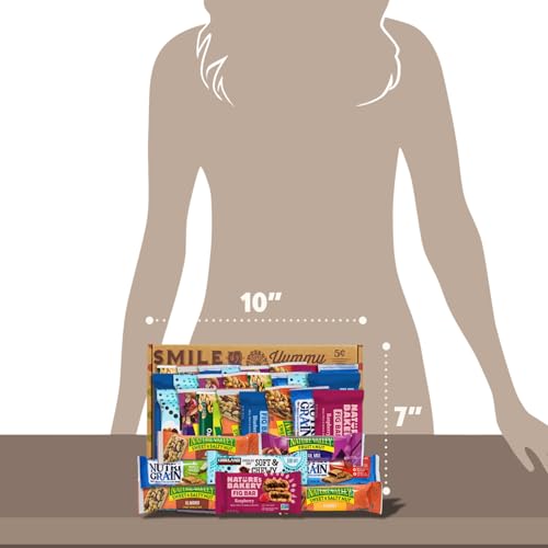 Healthy Snacks Mixed and Assorted Granola Bars Variety Care Pack - Deluxe Box: Fig, Oat, Nut, and Fruit Bars for Adults, Kids, Office, Gifts, and Travel (32 Count) - Thumbnail 4