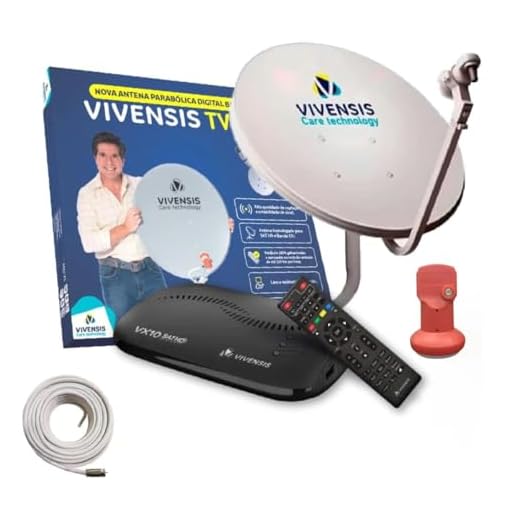 Kit Parabólica Vivensis Vx10 Completo