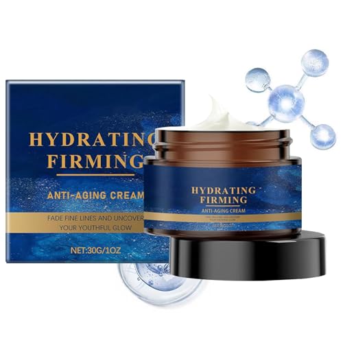 Olavitas Crema facial reductora de arrugas y reafirmante, complejo antienvejecimiento relajante de arrugas con péptidos y ácido hialurónico, piel resplandeciente, para todo tipo de pieles (1pcs)