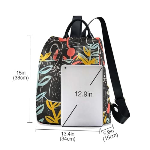 KLL Peek-a-boo Fashion backpacks for girls casual large backpack for women for Travel, Work, Everyday with Pom-pom keychain3