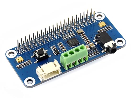 Waveshare Sound Card HAT, Integrates WM8960 Stereo CODEc, Compatible with Raspberry Pi - Image 2