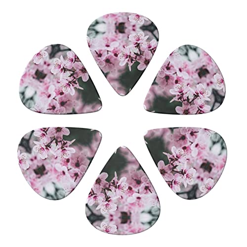 Pink Cherry Blossoms Lot de 6 médiators pour guitare acoustique, guitare électrique, basse, ukulélé – fins, moyens et… - Les Beatles, Paul McCartney, John Lennon, RIngo Starr, George Harrison Pink Cherry Blossoms Lot de 6 médiators pour guitare acoustique, guitare électrique, basse, ukulélé – fins, moyens et… – Image 5