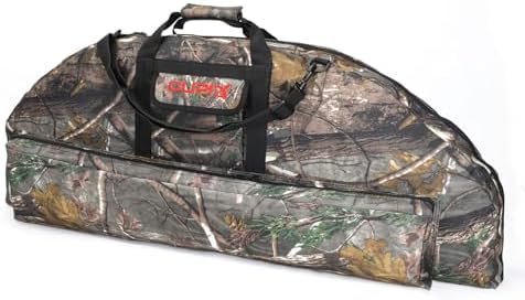 LWANO Compound Bow Case Soft Light-Weight Bow Bag with Arrow Pocket and Backpack Straps
