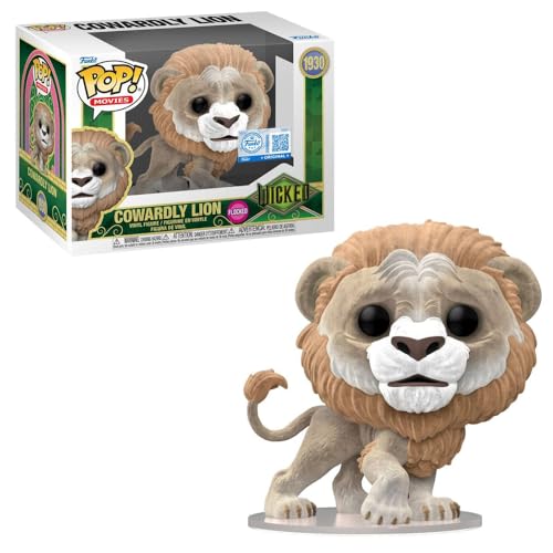 Funko Pop! Movies: Wicked - Cowardly Lion (Flocked Special Edition) #1930
