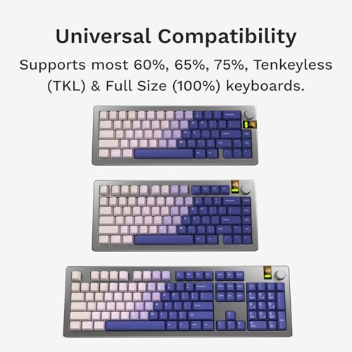 Image of GLORIOUS GPBT Purple Haze Gradient Keycaps