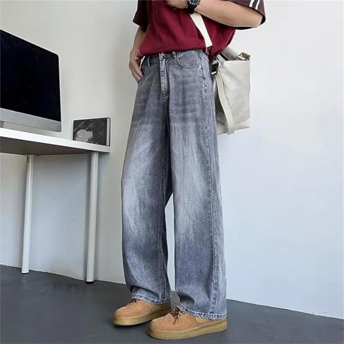 Men's Baggy Jeans Loose Denim Pants Oversized Straight Classic Trousers Streetwear Trend Casual Clothing2