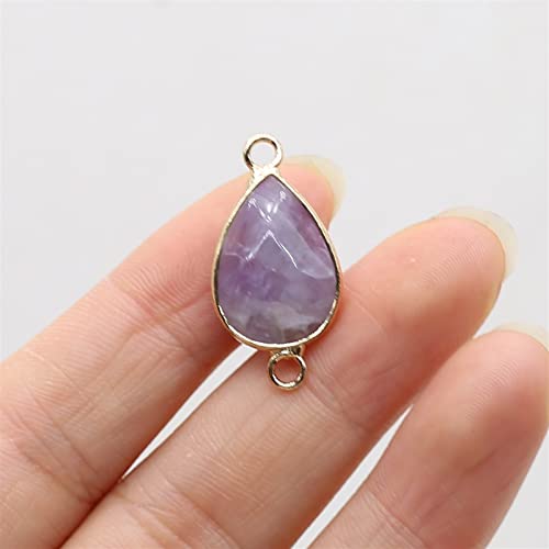 Améthyste artisanat bijoux connecteur pour réparer ou créer soi-même
