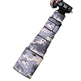 CHASING BIRDS Manteau de protection imperméable camouflage pour objectif Nikon AF S 500 mm f/4 G ED VR (camouflage numérique, avec TC 2.0X (TC 20E III))