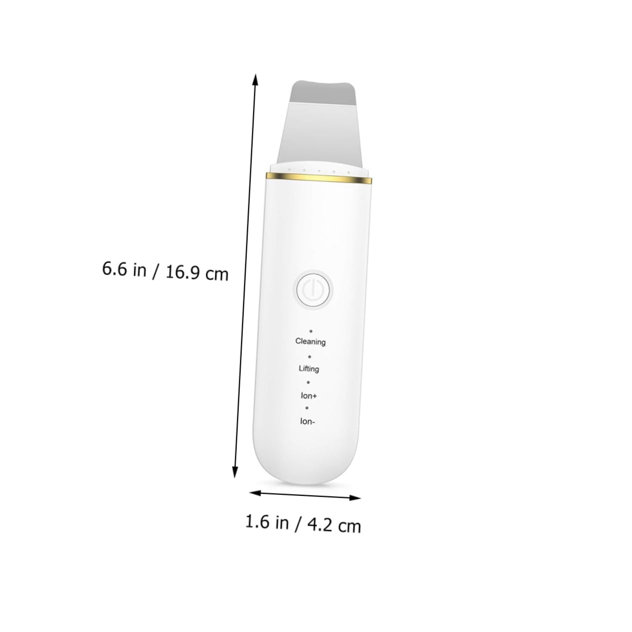 Strumento Viso Pulizia Punti Neri 500mah Abs Bianco | Rimozione Blackhead, Modalità Chiara, Struttura Abs Non Facile da Deformare, Uso Sicuro per Donne