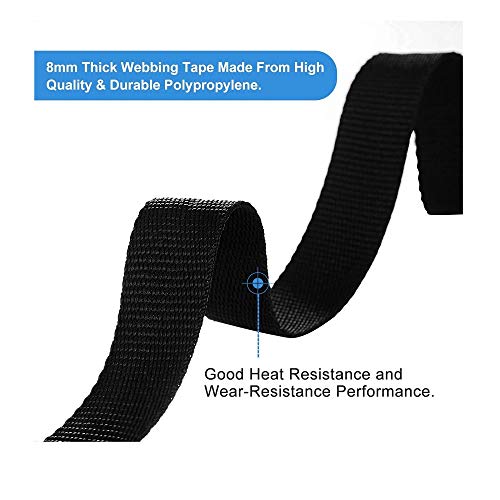 Image of AANIJ Nylon /Canvas Webbing or Flat Strip 2 inch 0r 50 mm Wide for Collars, Leashes, Diving Gear, Sports Gear, Bag Belt, Hiking (10 Meter, Pack of 1)