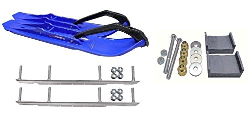 C&A Pro Blue XCS Snowmobile Skis w/ 9