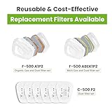 AirGearPro M-500 Reusable Respirator Mask with A1P2 Filters | Anti-Dust Gas mask Ideal for Spray painting, Sanding, construction, Chemical, DIY - Image 6