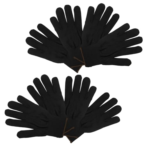 Craedli 4 Pairs Vinyl Wrap Gloves, Anti-Static Automotive Work...