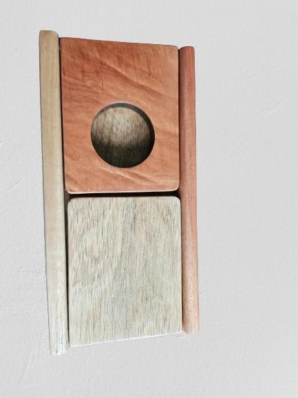 Tapanti store.Chorreador,Costa Rican handcrafted foldable wooden pour-over coffee maker.Includes a reusable cloth filter.Embedded Macaw wooden hand painted design.Light Cedar.Perfect for travel