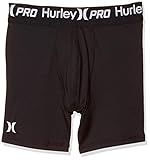 Hurley Men's Standard Nike Dri-Fit 13 Baselayer Boxer Briefs, Black, XL