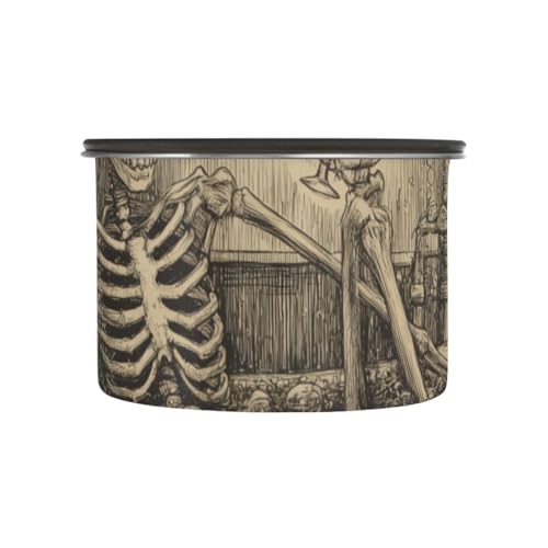 Contenedor hermético para café acero inoxidable 900ml miniatura 2