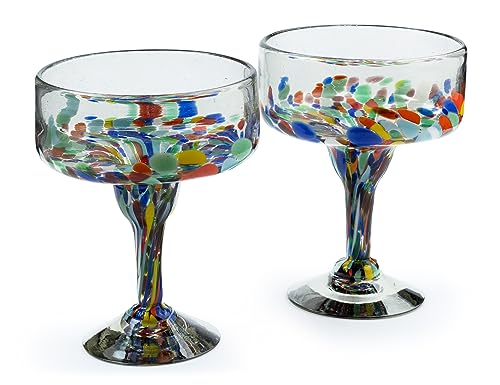 Handmade Con Amor Konfetti Margarita Gläser, 2er-Set