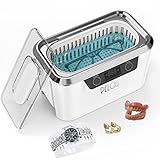 PELCAS Ultrasonic Cleaner with Dual Transducers,Jewellery Cleaner 800ML 42KHz with Touch Screen and 5 Time Settings for Glasses Watches Jewellery Denture Tools Guin-Ness Surger Cans - Image 9