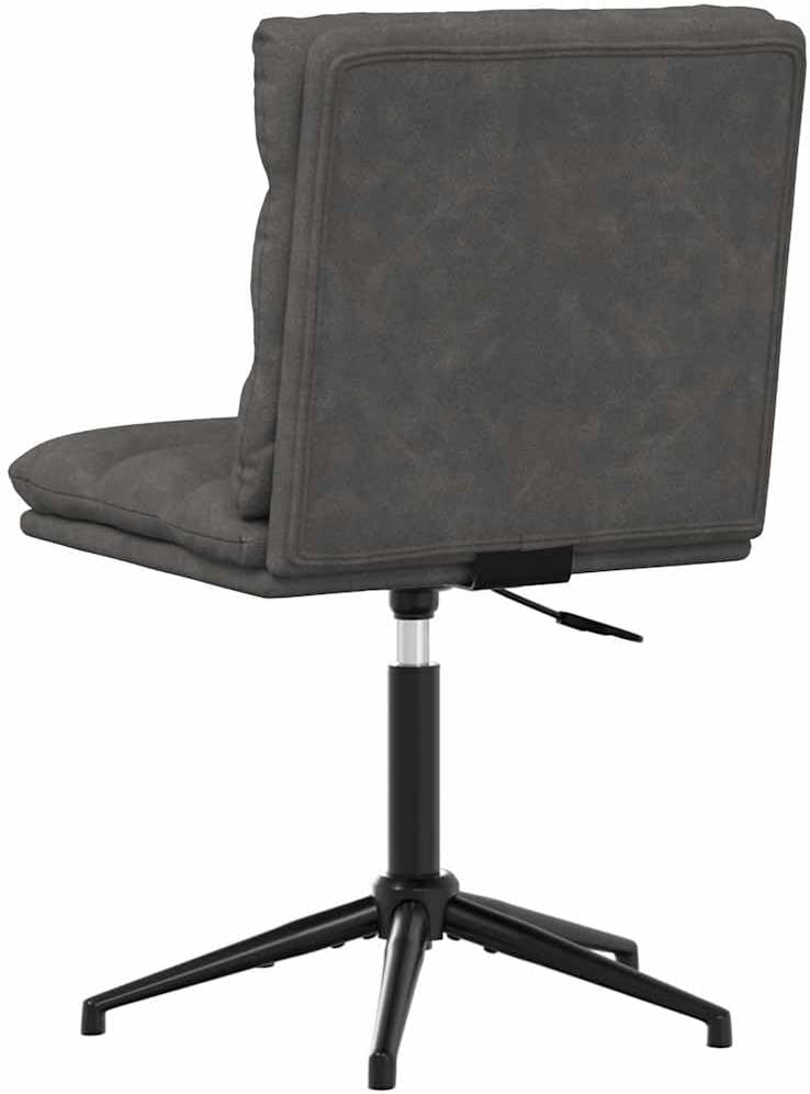vidaXL Dining Chair Black Faux Leather, Dinner Chair, Kitchen Chair, Dining seat, Chair, Living Room Chair, Accent Chair, Side Chair, Restaurant Chair