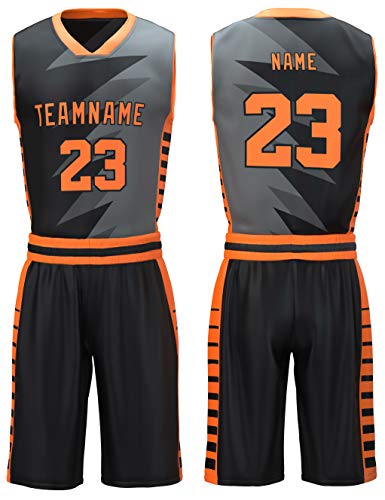 US SPORTS UNIFORMS Men/Women/Kids Basketball Jerseys Digital Printing Uniforms Custom Made, 216_14 Kids 4Y/5-6