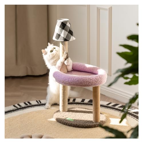 Poteau à gratter pour chat multicouches avec cadre d'escalade QM048 - 4