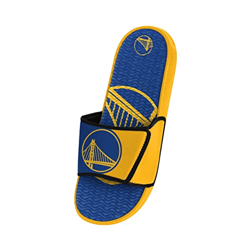 Foco Golden State Warriors Nba Mens Colorblock Big Logo Gel Slides - S #TOP2