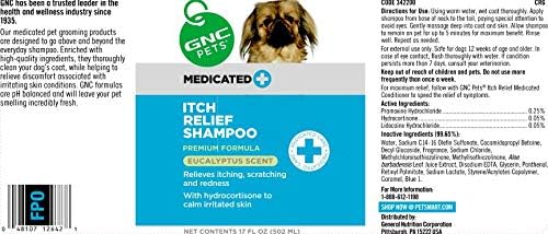 gnc itch relief shampoo for dogs
