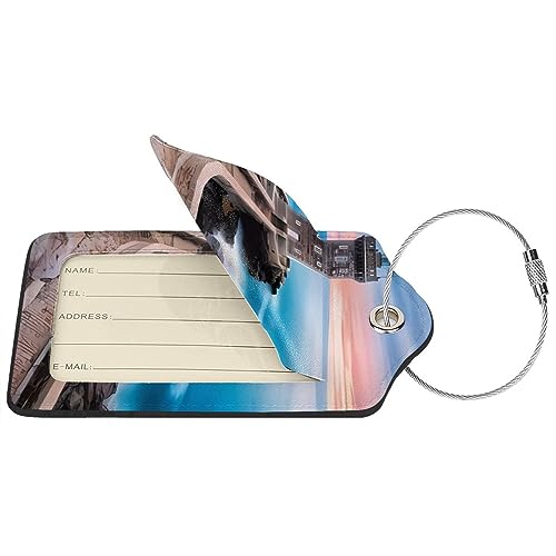 Étiquette de bagage phare de plage pour sécuriser votre valise