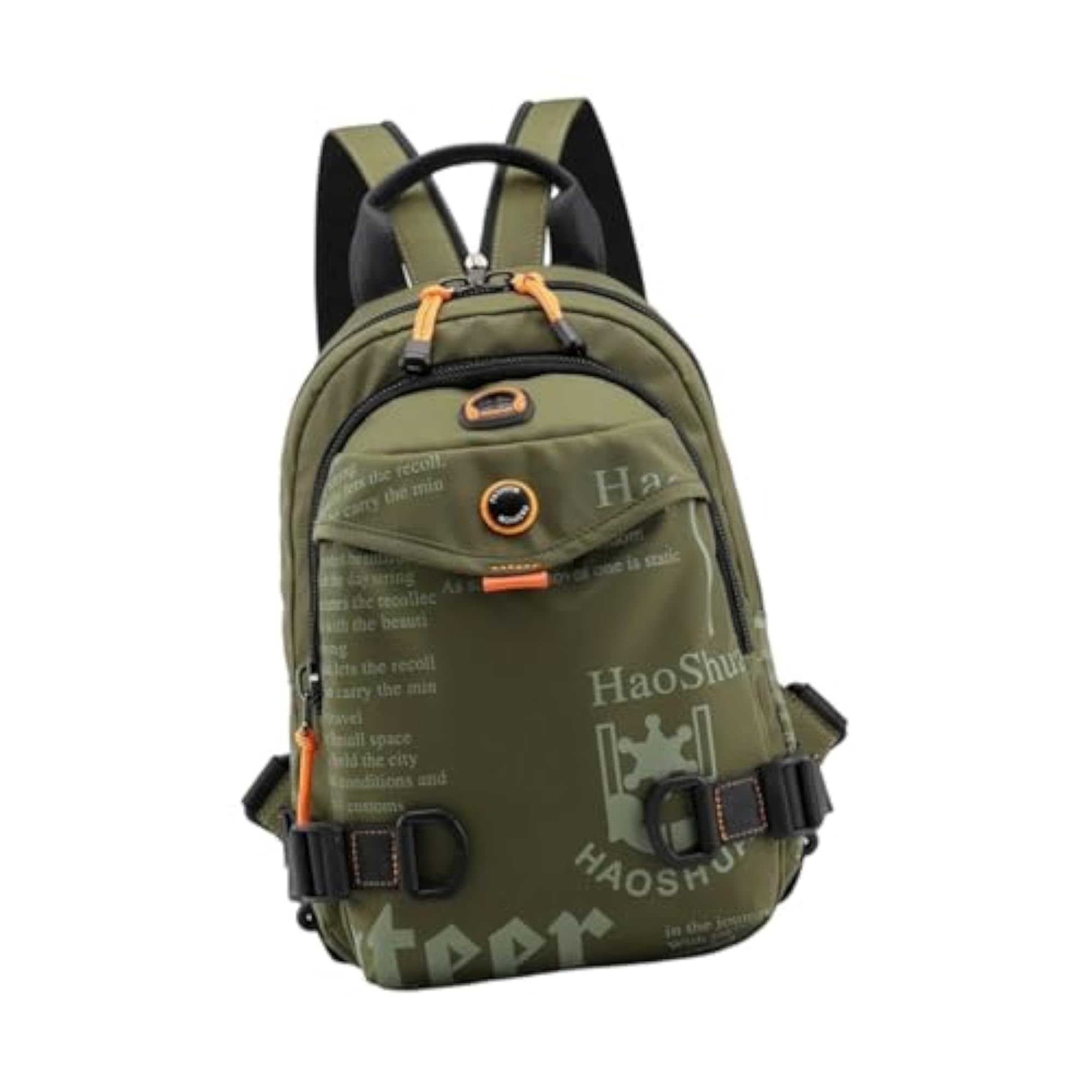 Men's Green Multipurpose Waterproof Shoulder Sling Bag
