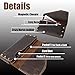 Topstache Leather Phone Holster for iPhone 17/16/15 Pro Max, Galaxy S25/S24 Ultra - Belt Loop Cell Phone Case - Leather Card Holder Wallet Belt Pouch - Fit Protective Case on, XL,Darkbrown