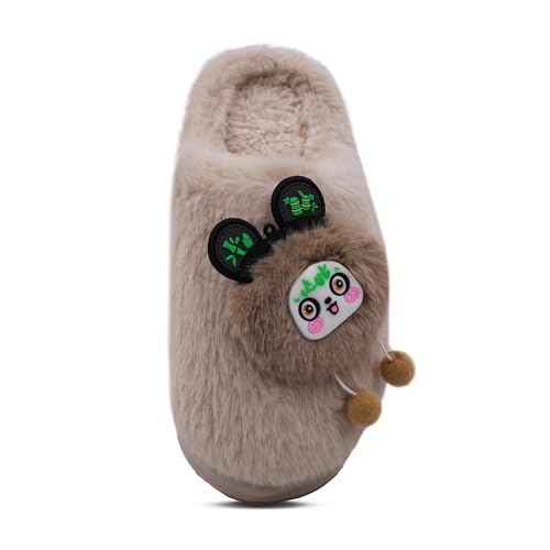 Image of VRITRAZ Soft Comfy Fur Indoor Outdoor Soft Bottom Fur | Anti Skid | Lightweight Winter Slipper, Warm House Chappal