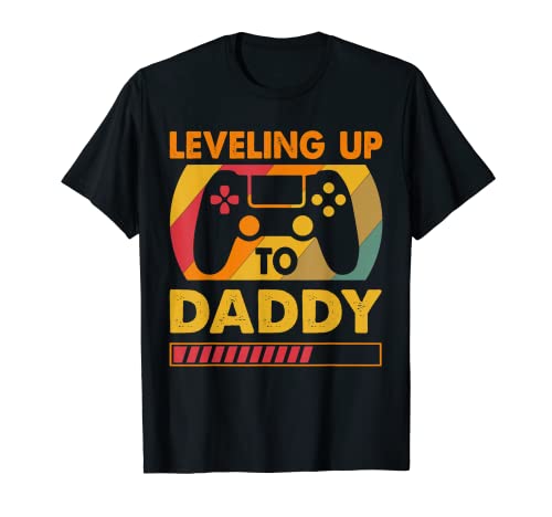 Lustig befördert zu Daddy Shirt Vintage Leveled Up To Daddy T-Shirt